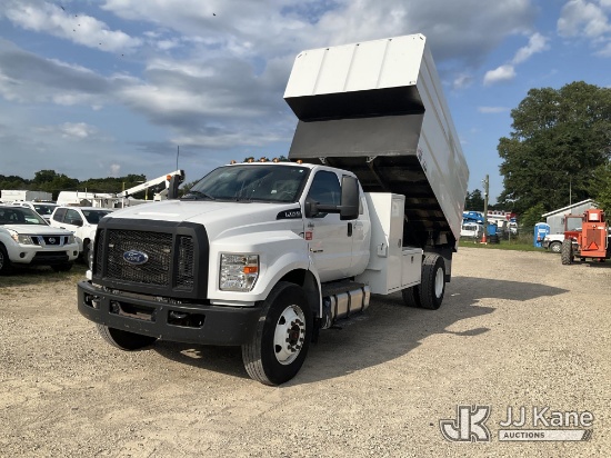 (Charlotte, MI) 2022 Ford F-750 SuperCab DRW Extended-Cab Chipper Dump Truck Runs, Moves & Dump Oper