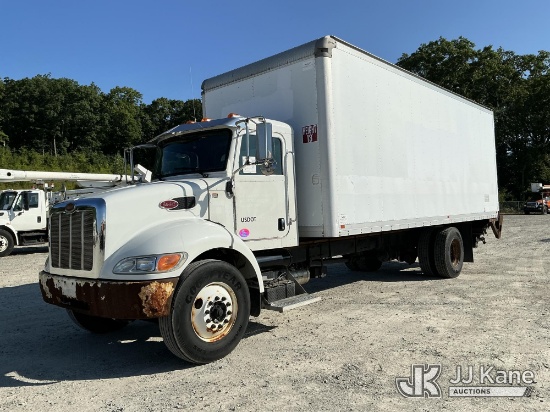 (Shrewsbury, MA) 2017 Peterbilt 337 Van Body Truck Runs & Moves) (Exterior Defects: Structural Issue