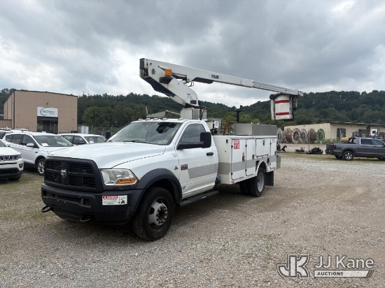 (Smock, PA) Versalift TEL29, Telescopic Bucket Truck mounted on 2012 Dodge Ram 4500 Regular Cab Util
