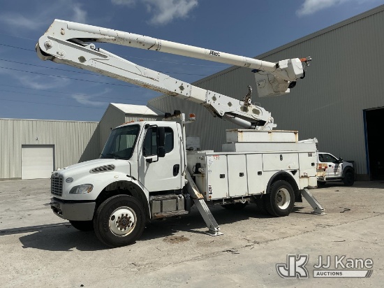 (Indianapolis, IN) Altec AA55, Material Handling Bucket Truck rear mounted on 2015 Freightliner M2 1