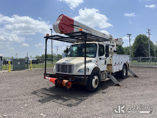 (Louisville, OH) Altec AA55-MH, Material Handling Bucket Truck rear mounted on 2017 Freightliner M2