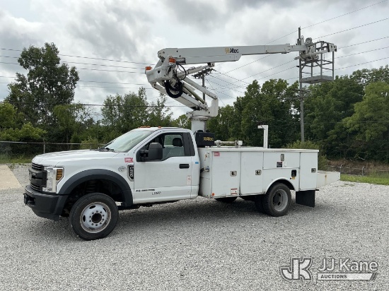 (Fort Wayne, IN) Altec AT235P, Non-Insulated Cable Placing Bucket Truck mounted behind cab on 2019 F