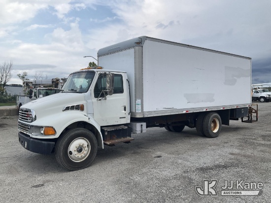 (Plymouth Meeting, PA) 2001 Sterling M7500 Van Body Truck (Runs & Moves) (Exterior Defects) (Seller