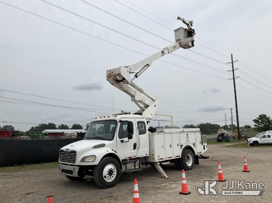 (Charlotte, MI) Versalift UST-500ID, Articulating & Telescopic Bucket Truck mounted behind cab on 20