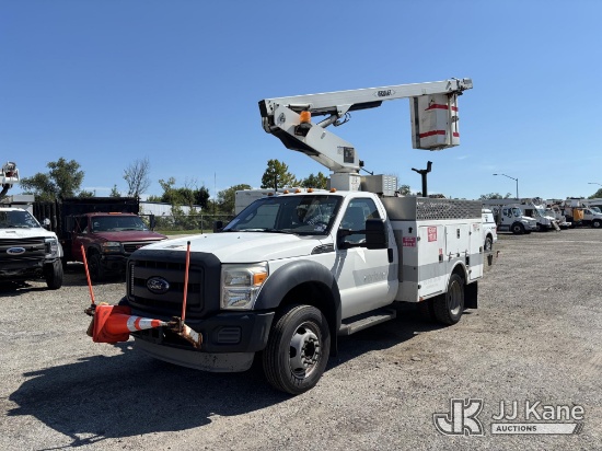 (Plymouth Meeting, PA) Versalift TEL29NE02, Telescopic Non-Insulated Bucket Truck mounted behind cab