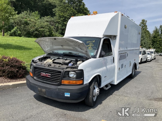 (Branchville, NJ) 2006 GMC Savana G3500 Cutaway Enclosed Service Van Runs & Moves) (Removal is by Ap