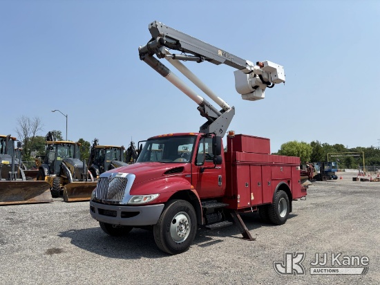 (Plymouth Meeting, PA) Altec TA45M, Articulating & Telescopic Material Handling Bucket Truck mounted