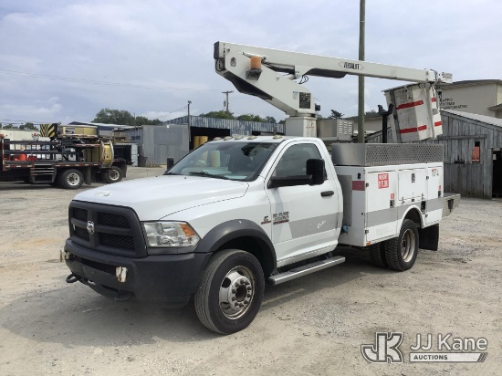 (Harmans, MD) Versalift TEL29, Telescopic Non-Insulated Bucket Truck mounted on 2013 RAM 4500 Regula