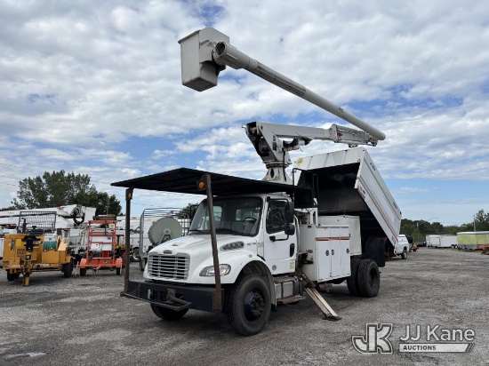 (Plymouth Meeting, PA) Altec LR760E70, Over-Center Elevator Bucket Truck mounted behind cab on 2017