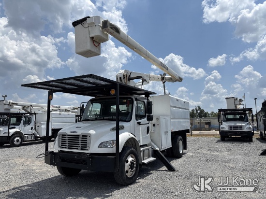 (West Monroe, LA) HiRanger XT PRO 56, Articulating Non-Over Center Bucket Truck mounted behind cab o