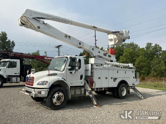 (Fort Wayne, IN) Altec AN55E, Material Handling Bucket Truck rear mounted on 2016 Freightliner M2 10