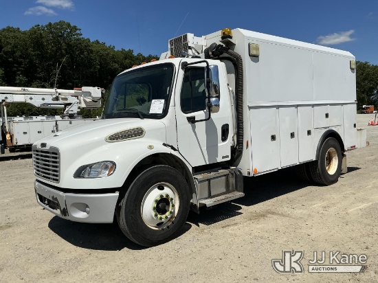(Shrewsbury, MA) 2011 Freightliner M2 106 Enclosed Utility/Air Compressor Truck Runs & Moves) (Compr