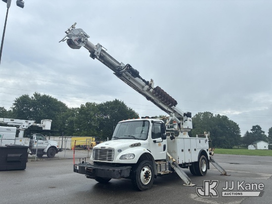 (Ashland, OH) Altec DM47B-TR, Digger Derrick rear mounted on 2019 Freightliner M2-106 Utility Truck