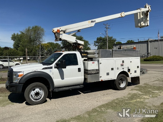 (Neenah, WI) Altec AT200A, Telescopic Non-Insulated Bucket Truck mounted behind cab on 2012 Ford F-4