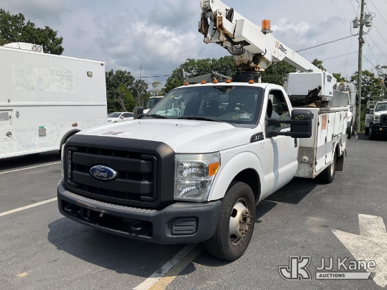 (Branchville, NJ) Altec AT200A, Telescopic Non-Insulated Bucket Truck mounted behind cab on 2012 For
