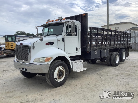 (Harmans, MD) 2012 Peterbilt 337 Stake Truck Runs & Moves) (Removal is by Appointment Only, Buyer MU