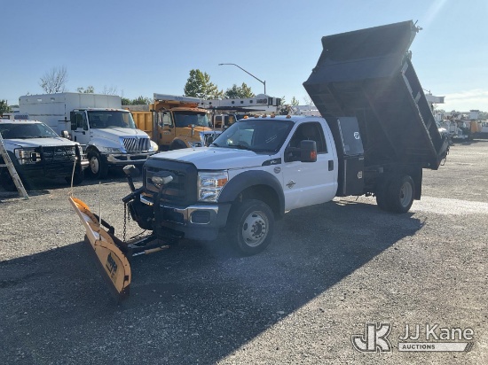 (Plymouth Meeting, PA) 2016 Ford F550 Dump Truck Runs Moves & Operates)