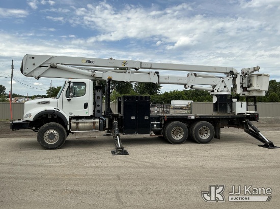 (South Beloit, IL) Altec AH100, Articulating & Telescopic Material Handling Bucket Truck rear mounte