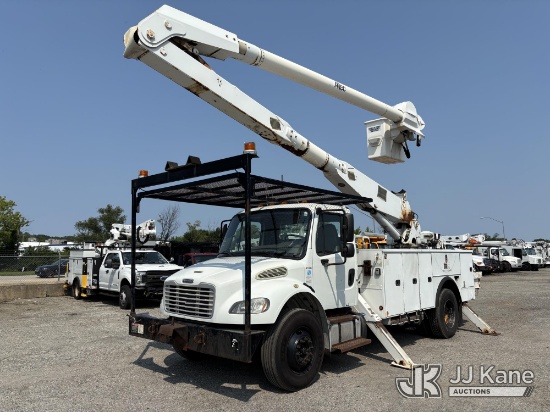 (Plymouth Meeting, PA) Altec AA755, Material Handling Bucket Truck rear mounted on 2013 Freightliner