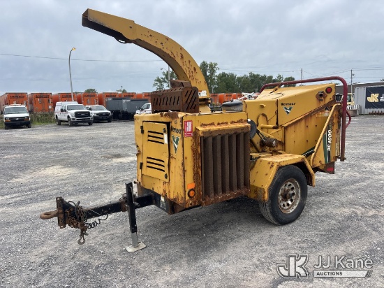 (Rome, NY) 2018 Vermeer BC1000XL Portable Chipper (12in Drum), trailer mtd. No Title) (Runs, Hours U