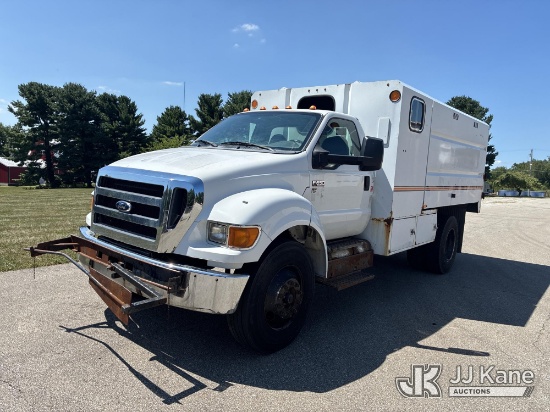 (Ashland, OH) 2013 Ford F-650 Regular Cab DRW Runs & Moves)(PTO Non-Operational) (Seller States: rep