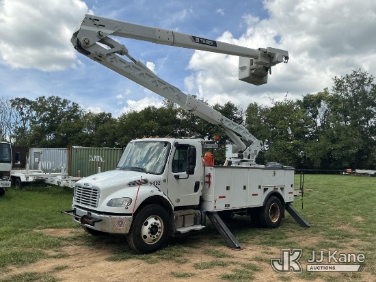 (Charles Town, WV) Terex/Telelect Hi-Ranger HRX-55, Insulated Material Handling Bucket mounted on 20