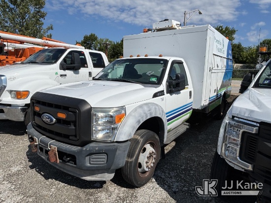 (Plymouth Meeting, PA) 2012 Ford F550 Enclosed High-Top Service Truck Not Running, Condition Unknown