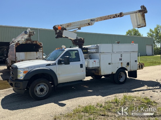 (Neenah, WI) Altec AT200A, Telescopic Non-Insulated Bucket Truck mounted behind cab on 2013 Ford F45