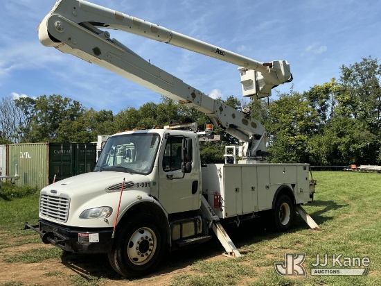 (Charles Town, WV) Altec AM55, Over-Center Material Handling Bucket mounted on 2014 Freightliner M2