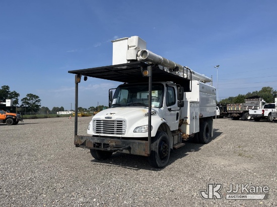 (Louisville, OH) Altec LR756, Over-Center Bucket Truck mounted behind cab on 2016 Freightliner M2 10