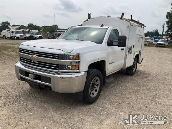 (Charlotte, MI) 2015 Chevrolet Silverado 3500HD High Top Service Truck Runs & Moves