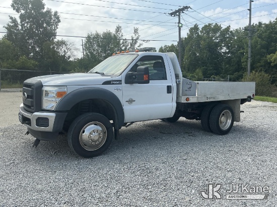 (Fort Wayne, IN) 2012 Ford F-550 Regular Cab DRW Flatbed/Service Truck Runs & Moves