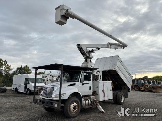 (Plymouth Meeting, PA) Altec LR760-E70, Over-Center Elevator Bucket Truck mounted behind cab on 2018