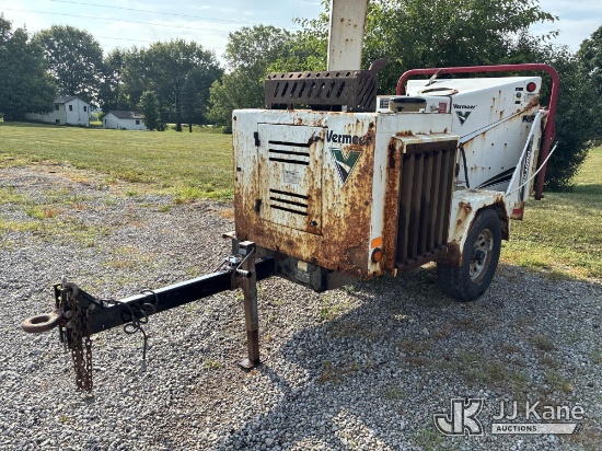 (Ashland, OH) 2017 Vermeer BC1000XL Chipper (12in Drum) Not Running, Condition Unknown) (Seller Stat