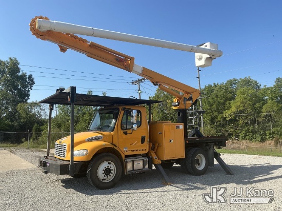 (Fort Wayne, IN) Altec LR758, Over-Center Bucket Truck rear mounted on 2017 Freightliner M2 106 Flat