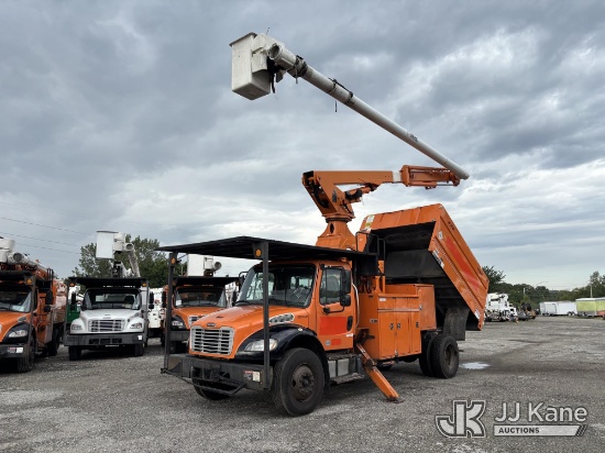 (Plymouth Meeting, PA) Altec LR760E70, Over-Center Elevator Bucket Truck mounted behind cab on 2016