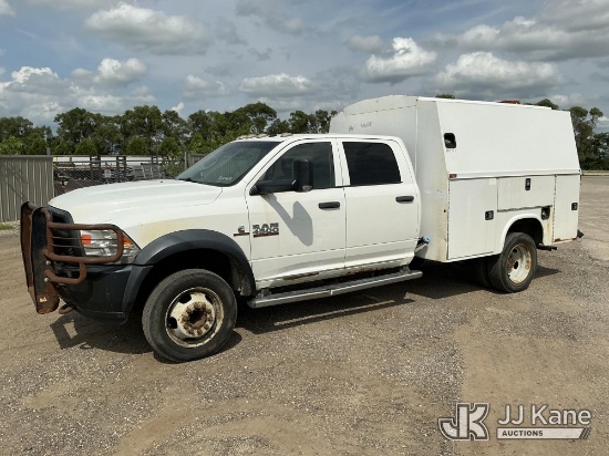 (South Beloit, IL) 2014 RAM 4500 Crew-Cab Enclosed Service Truck Runs & Moves) (Corrosion