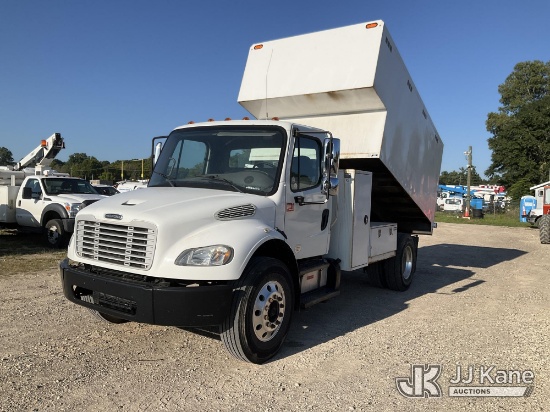 (Charlotte, MI) 2015 Freightliner M2 106 Chipper Dump Truck Runs, Moves & Dump Operates) (Corrosion