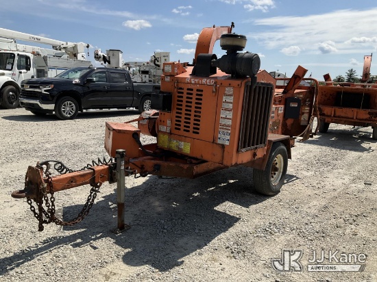(Shrewsbury, MA) 2018 Morbark M12R Portable Chipper (12in Drum), Trailer Mounted Not Running, Condit