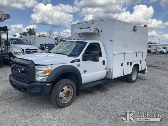 (Plymouth Meeting, PA) 2014 Ford F550 4x4 Enclosed Service Truck Runs & Moves
