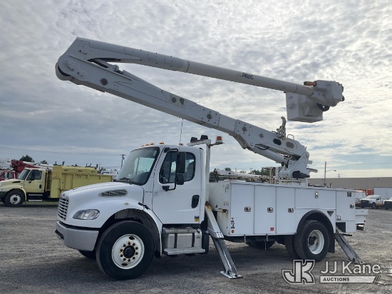 (Rome, NY) Altec AA55-MH, Material Handling Bucket Truck rear mounted on 2019 Freightliner M2-106 Ut
