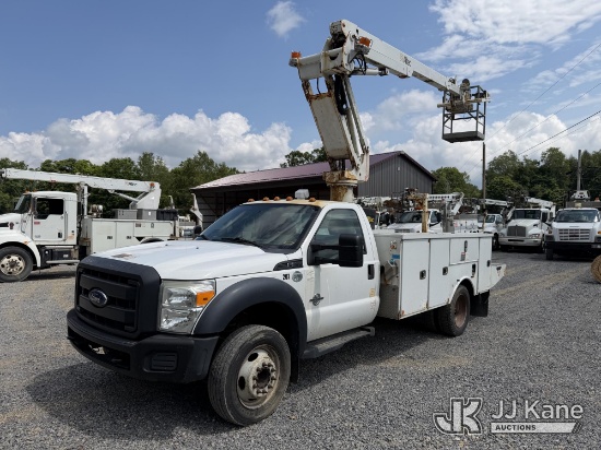 (Atlantic, PA) Altec AT235, Articulating & Telescopic Non-Insulated Bucket Truck mounted behind cab