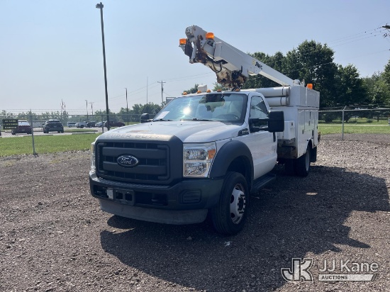 (Louisville, OH) Altec AT200A, Telescopic Non-Insulated Bucket Truck mounted behind cab on 2013 Ford