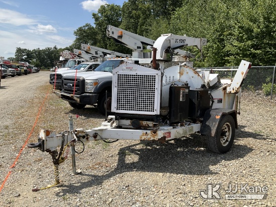 (Shrewsbury, MA) 2016 Altec DC1317 Portable Chipper (13in Disc), Trailer Mounted Not Running, Condit