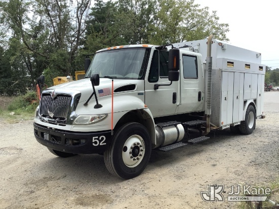(Harmans, MD) 2015 International 4400 Crew-Cab Service Truck Runs & Moves) (Dash Warning Indicators