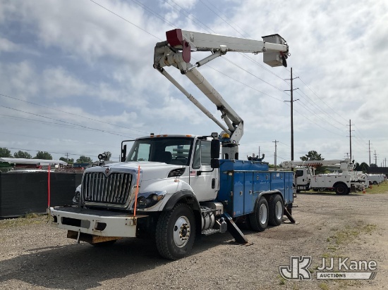 (Charlotte, MI) HiRanger TL55, Articulating & Telescopic Material Handling Bucket Truck center mount
