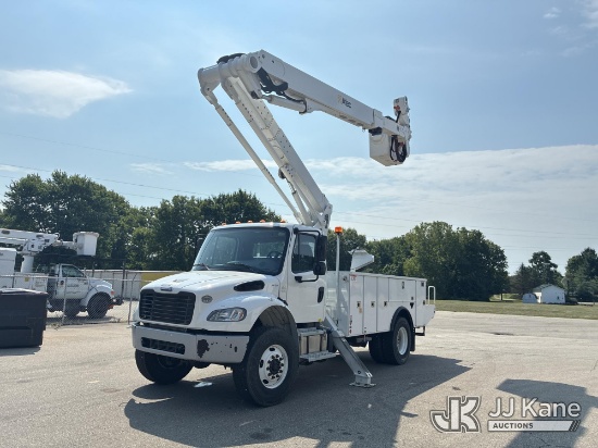 (Ashland, OH) Altec TA50, Articulating & Telescopic Material Handling Bucket Truck mounted behind ca