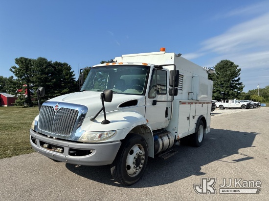 (Ashland, OH) 2016 International DuraStar 4300 Air Compressor Utility Truck Runs, Moves & Air Compre