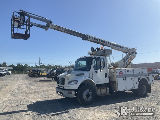 (Rome, NY) Altec AT40C, Telescopic Cable Placing Bucket Truck center mounted on 2015 Freightliner M2