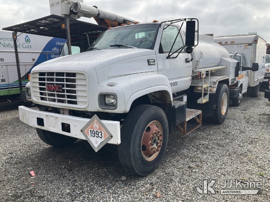 (Plymouth Meeting, PA) 1999 GMC C7500 Fuel Tank Truck Runs & Moves) (Tank & Pumps Condition Unknown